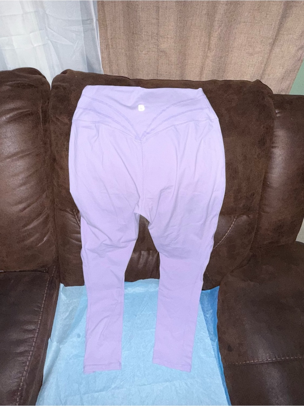 BuffBunny Lavender High-Waist Leggings - Picture 2 of 3